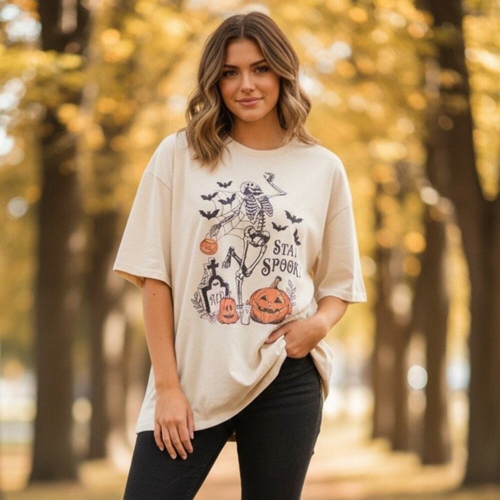 Stay Spooky Skeleton Tee
